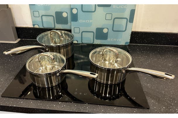 best saucepan set indybest review Salter timeless collection 3-piece saucepan set